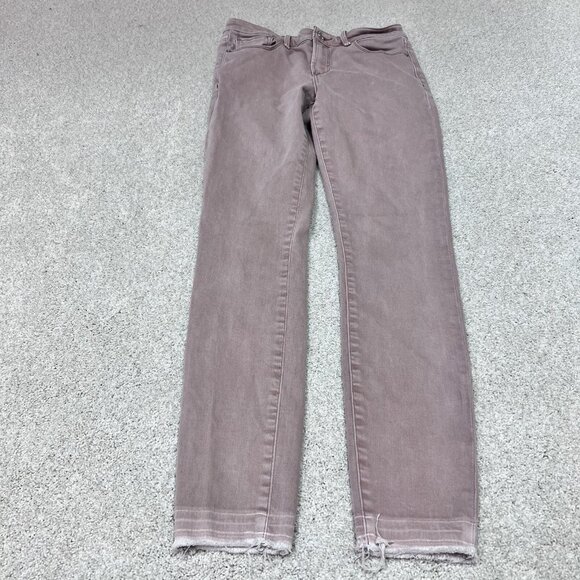 Abercrombie & Fitch Jeans Harper Super Skinny Pink Pockets Women’s Size 2 - Picture 1 of 12